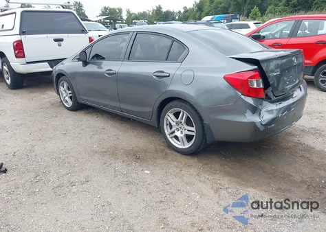 2012 Honda Civic Lx z USA, uszkodzony, nr VIN 2HGFB2F55CH521770